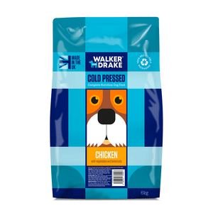 Walker and Drake 6kg Cold Pressed Dog Food - Chicken