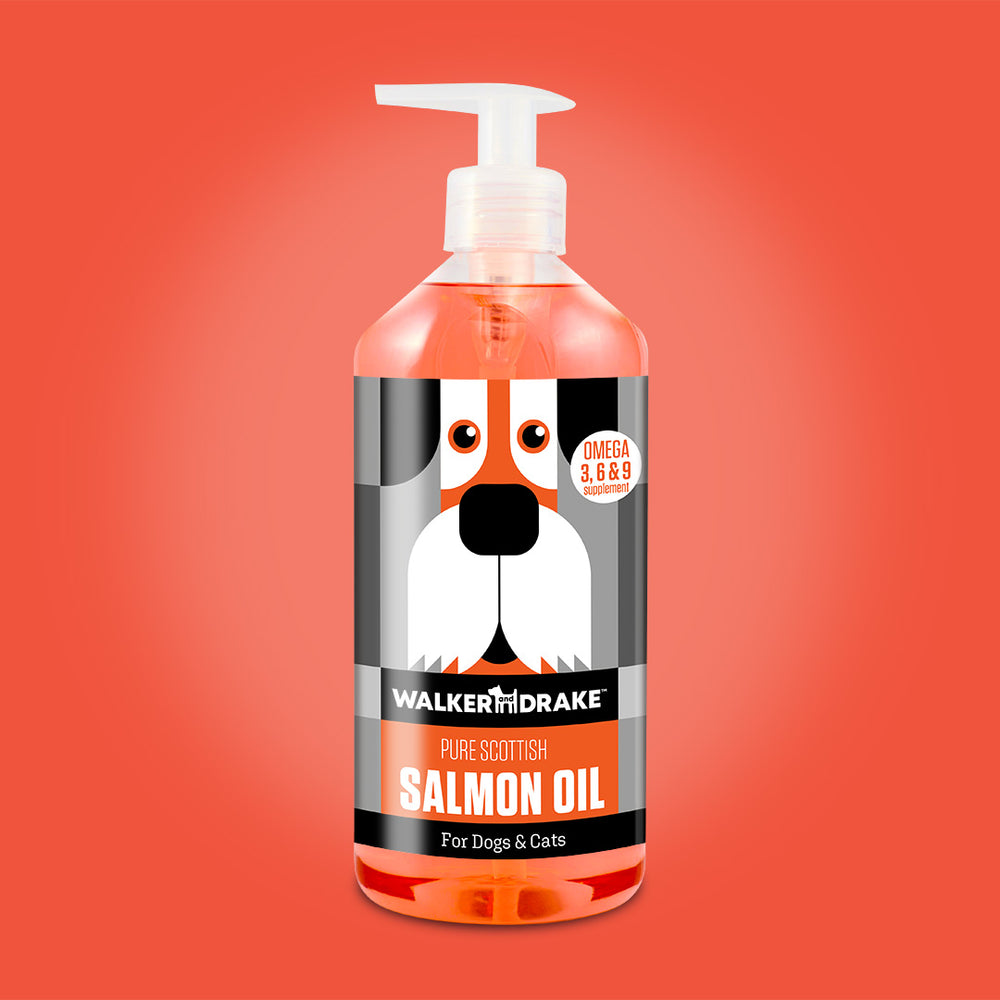 How do I add salmon oil to my dogs diet? Walker and Drake