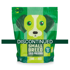 Walker and Drake 1.5kg Cold Pressed Small Breed Dog Food – Lamb with Rice 5060750770214 LB015SB021
