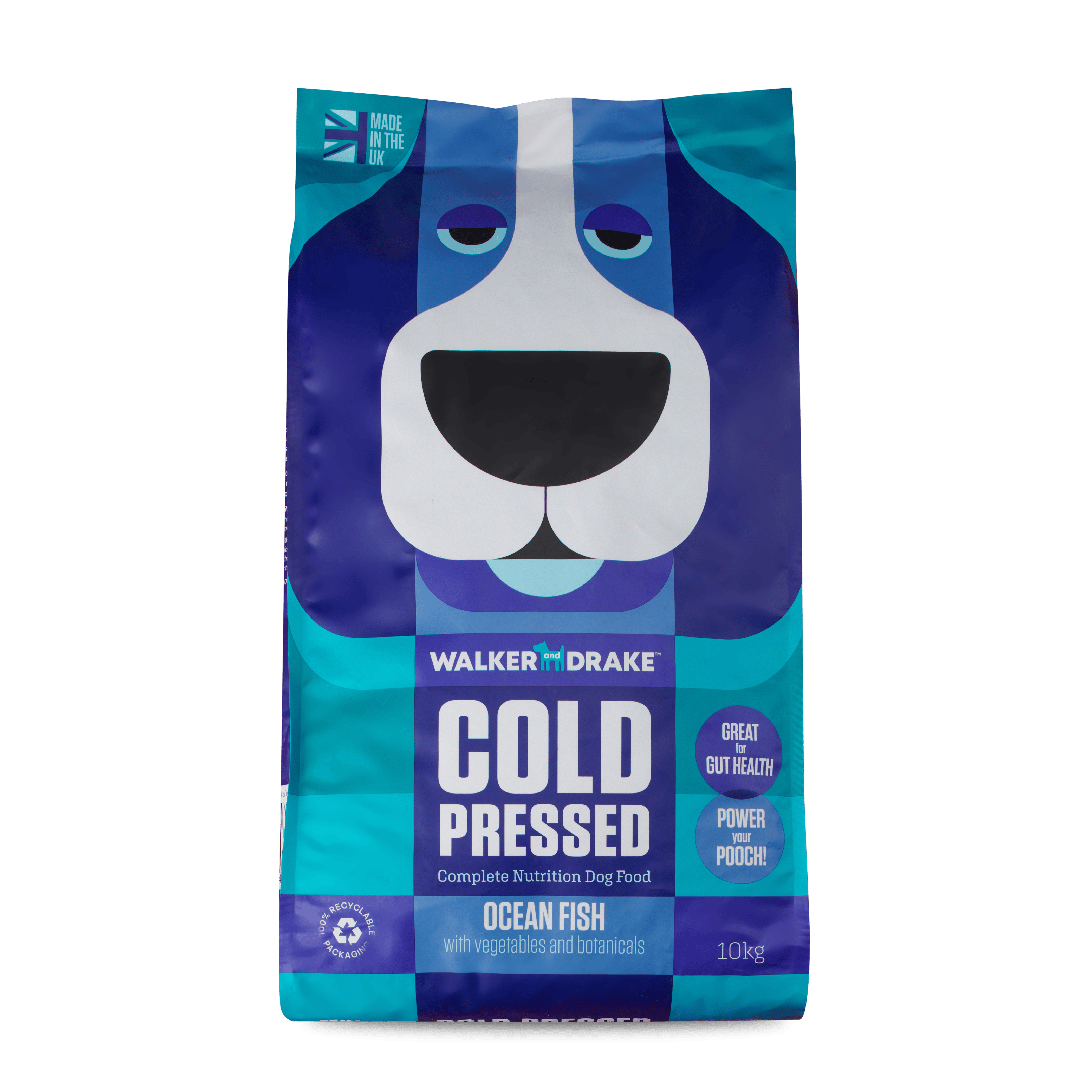 Pressed Fish Premium Cold Pressed - Ocean Fish - All Life Stages – Walker and Drake