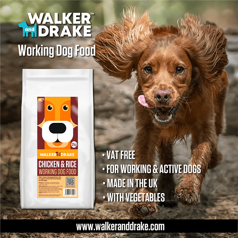 Walker & Drake UK made Cold Pressed Dry Dog Food Woking Dog Food