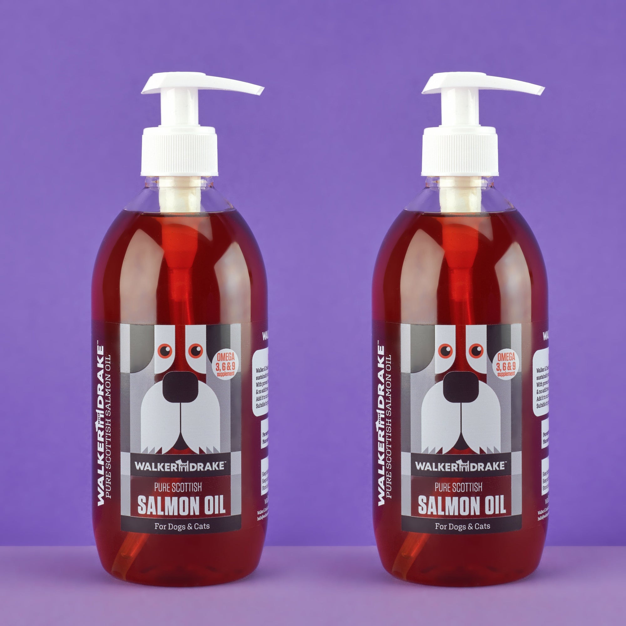 Walker and Drake 2 Pack 100% Pure Scottish Salmon Oil 5060750770467 SO001SO011