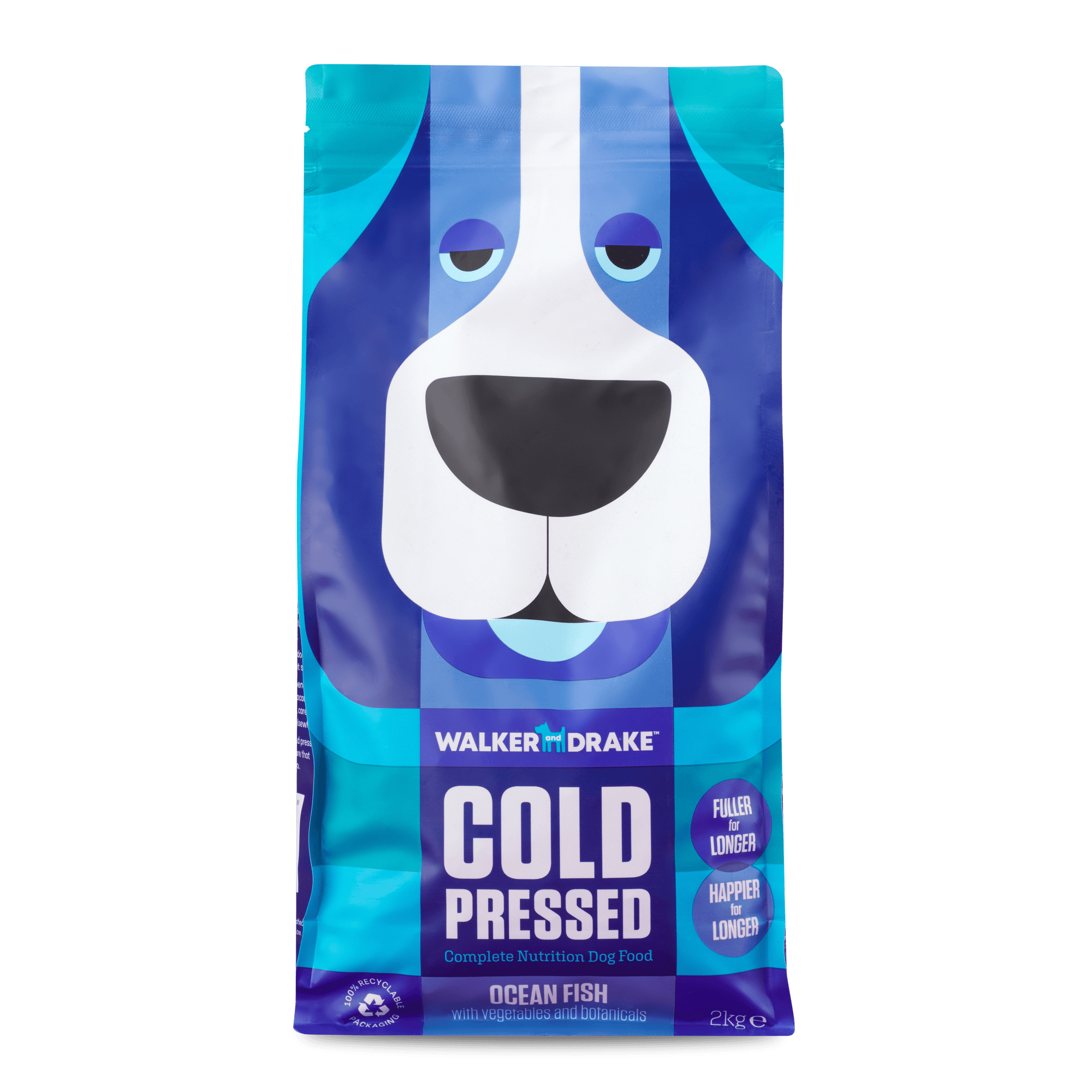 Walker and Drake 2KG Premium Cold Pressed - Ocean Fish - All Life Stages OF002AD021