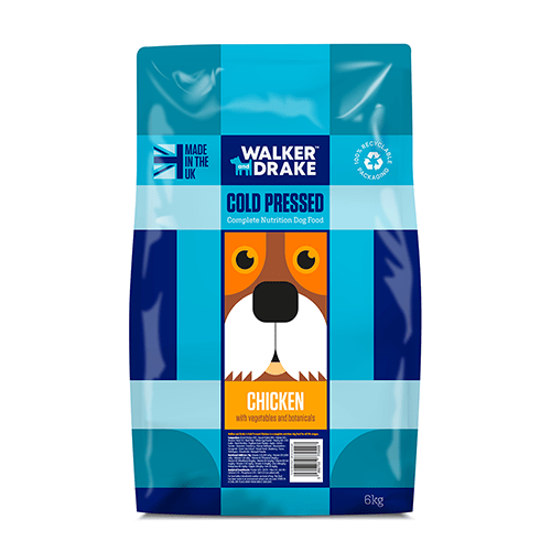 Walker and Drake 6kg Cold Pressed Dog Food - Chicken