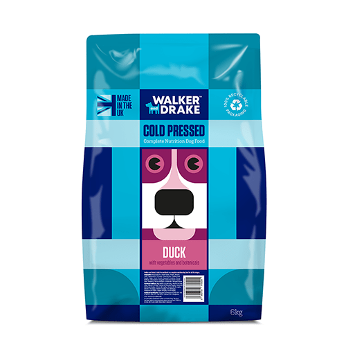 Walker and Drake 6kg Cold Pressed Dog Food - Duck