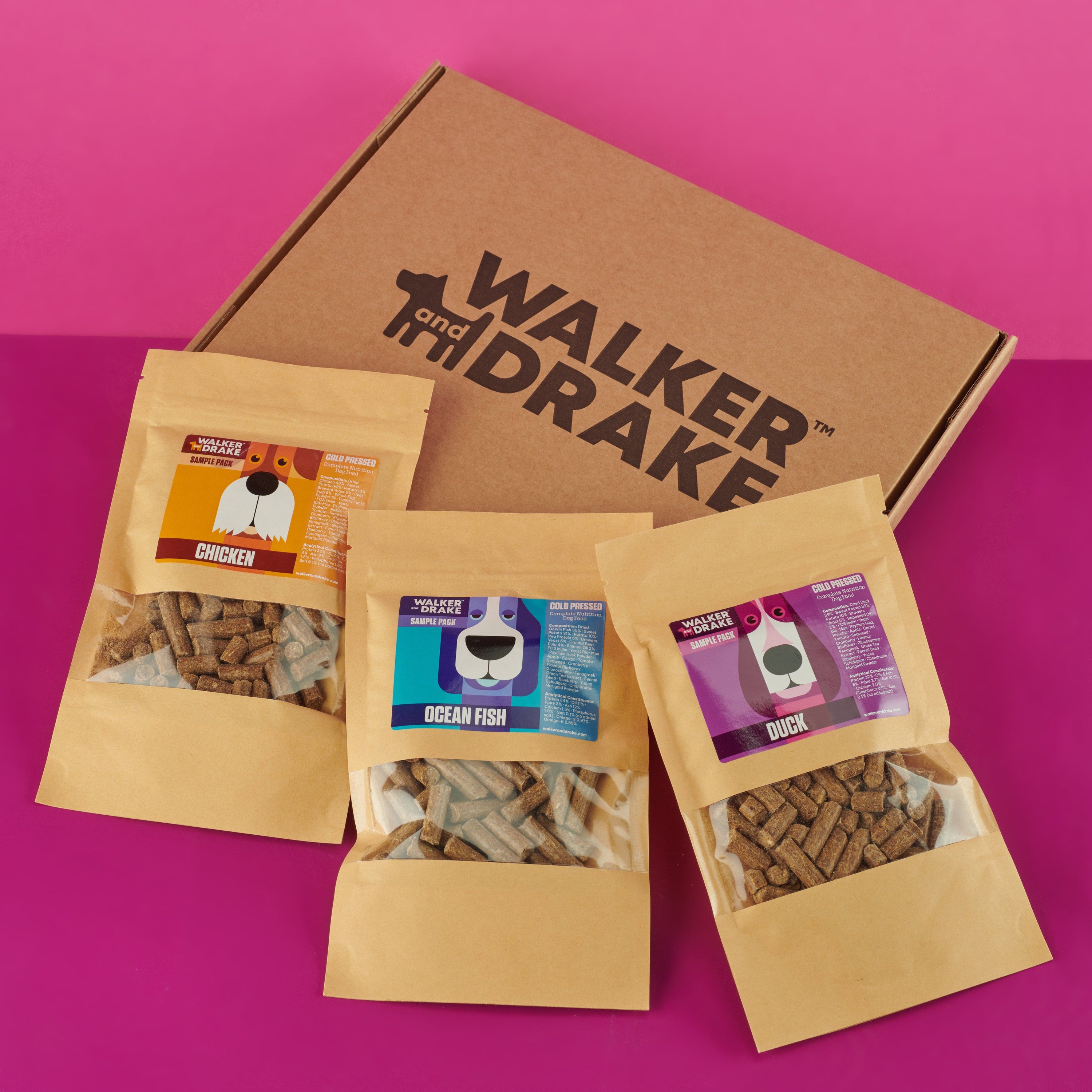 Walker and Drake All Life Stages Sample Pack 5060750770115 SP160AD011