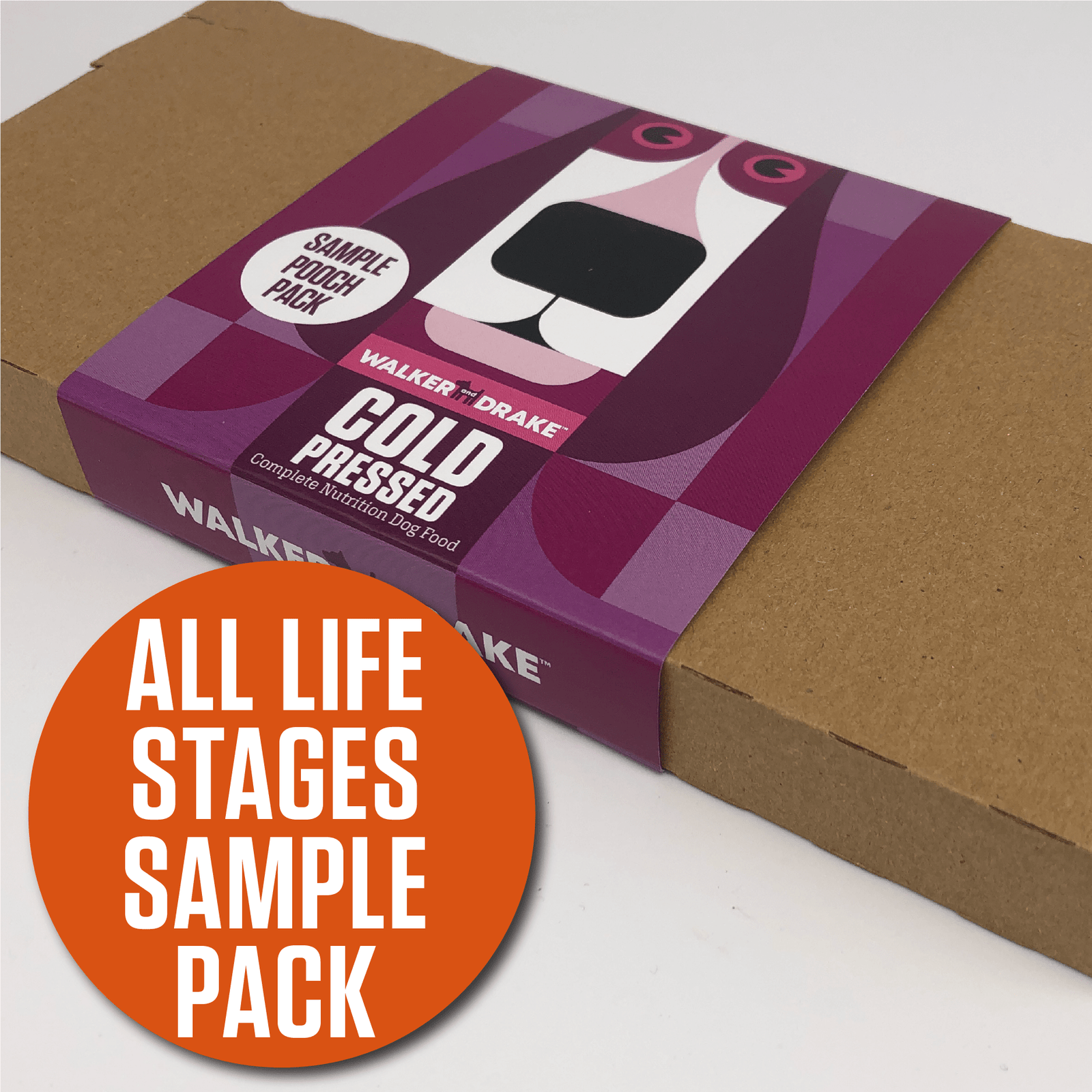 Walker and Drake ALL LIFE STAGES - SAMPLE PACK - Duck, Ocean Fish & Chicken 5060750770115 SP160AD011