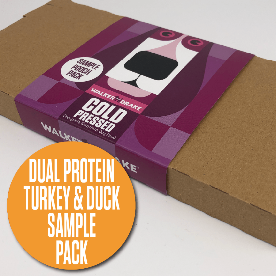 Walker and Drake DUAL PROTEIN - SAMPLE PACK - Turkey & Duck 5060750770627 TD006AD011