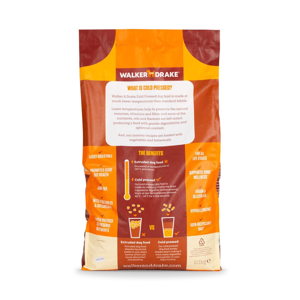 Walker and Drake Small Bite Chicken - 10kg Cold Pressed Dog Food