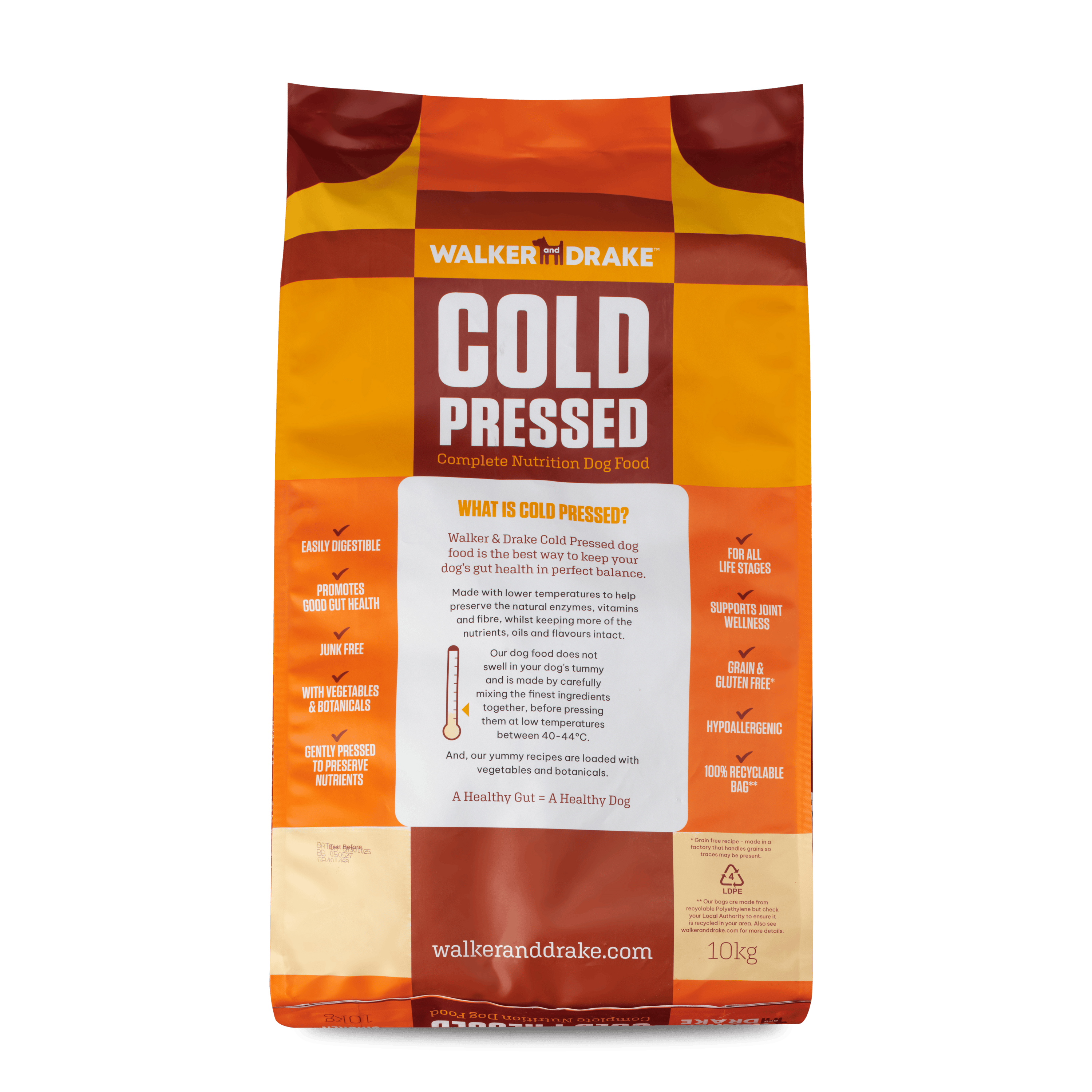 Walker and Drake Small Bite Chicken Complete Nutrition Cold Pressed Dog Food 5060750770030 CH010AD021SB