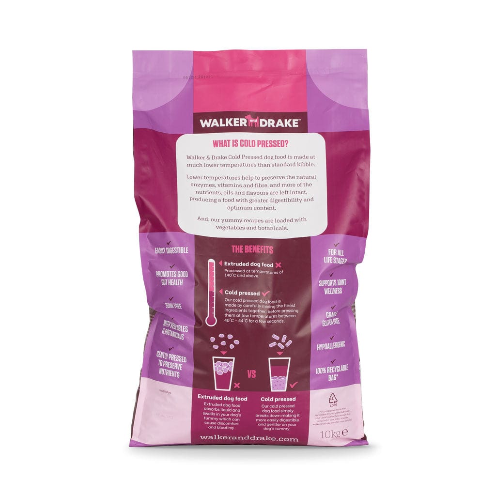 Walker and Drake Small Bite Duck - 10kg Cold Pressed Dog Food