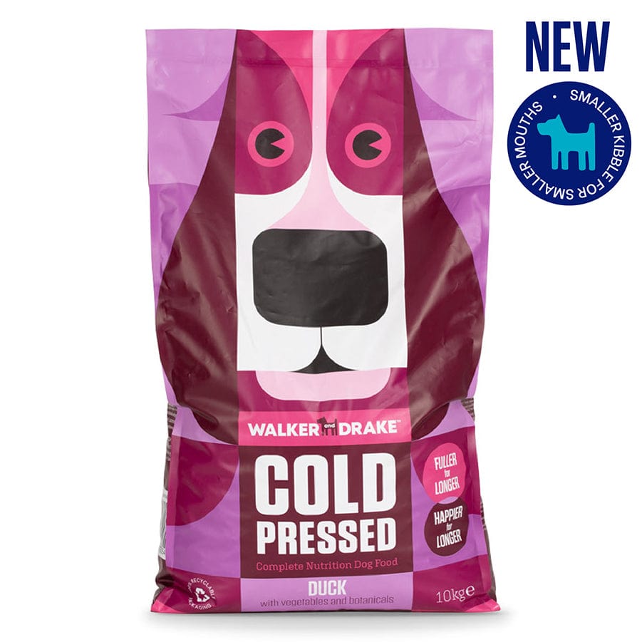 Walker and Drake Small Bite Duck - 10kg Cold Pressed Dog Food