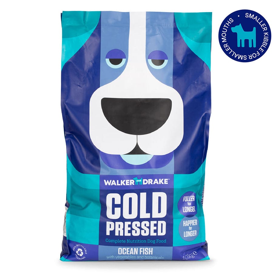 Walker and Drake Small Bite Ocean Fish - 10kg Cold Pressed Dog Food