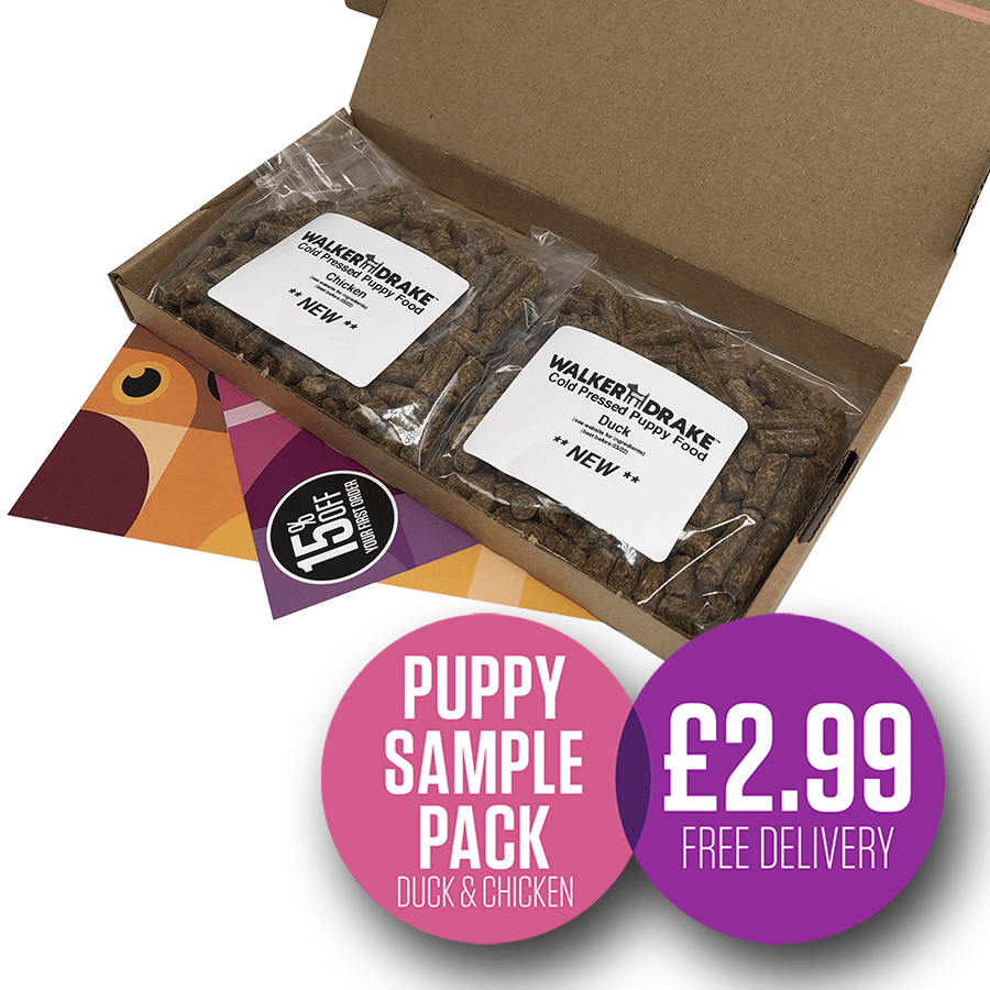 Walker and Drake SAMPLE PACK - PUPPY - Duck & Chicken SP160PU011