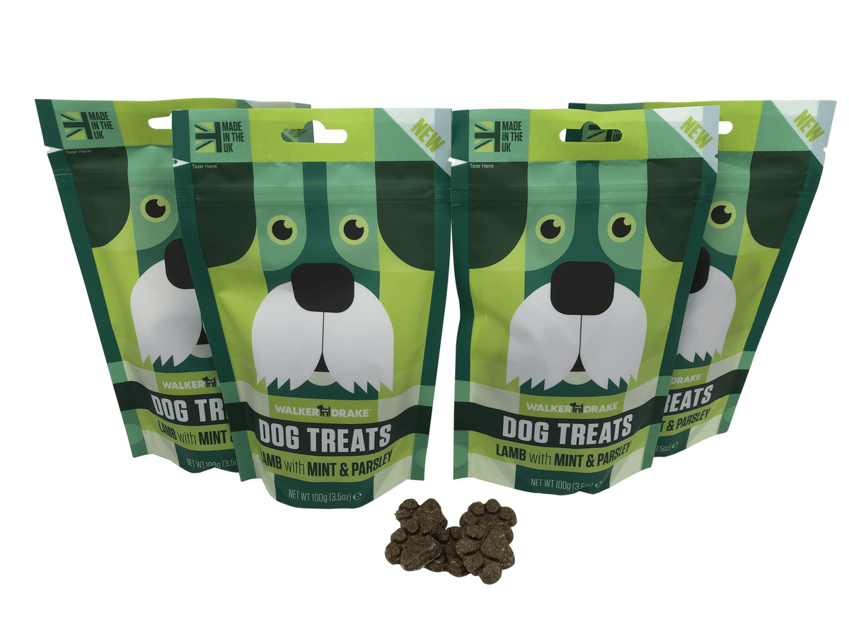 Walker and Drake Walker & Drake Treats, 4x 100g Lamb Dog Treats LB001TR031