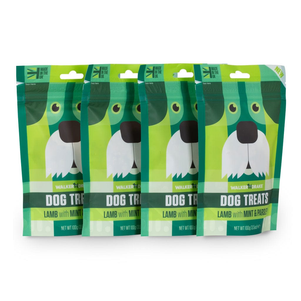 Walker and Drake Walker & Drake Treats, 4x 100g Lamb Dog Treats LB001TR031