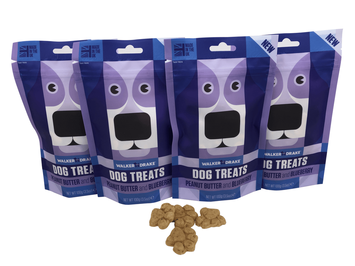 Walker and Drake Walker & Drake Treats, 4x 100g Peanut Butter Dog Treats PB001TR031