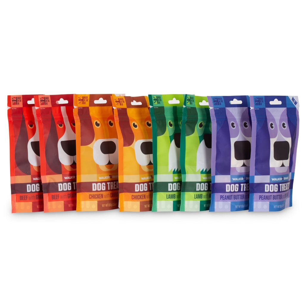 Walker and Drake Walker & Drake Treats, 8x 100g Mixed Dog Treats 5060750770283 MX800TR031